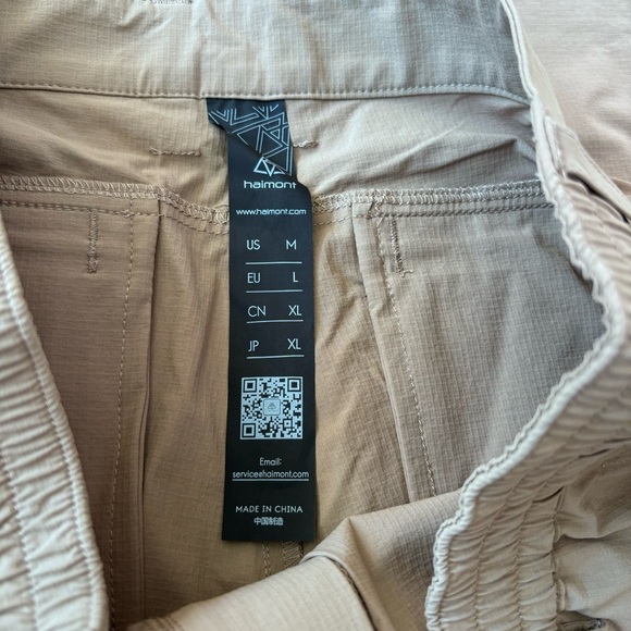 Haimont Men's Hiking Pants with 6 Zip Pockets, Medium - Picture 9 of 10